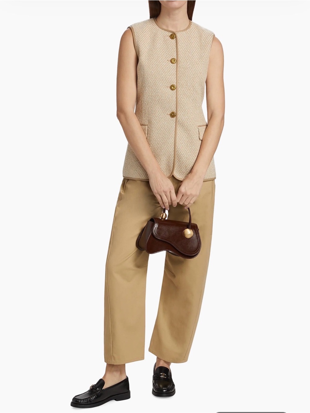 Rag & Bone Bartlet Tween Sleeveless Blazer, Size 0